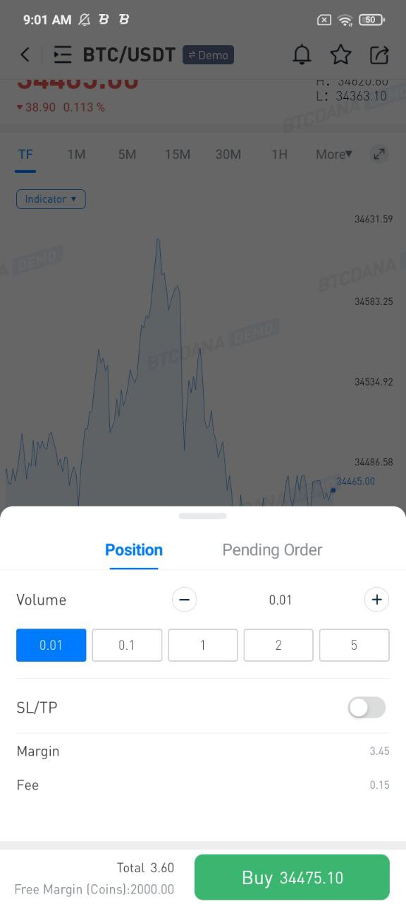 Step 2 - Activate SL/TP